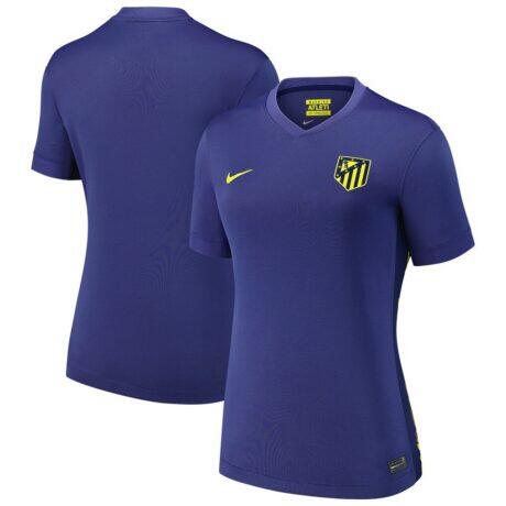 Atletico de Madrid Nike Women's 2025/26 Away Replica Jersey - Navy - Front View