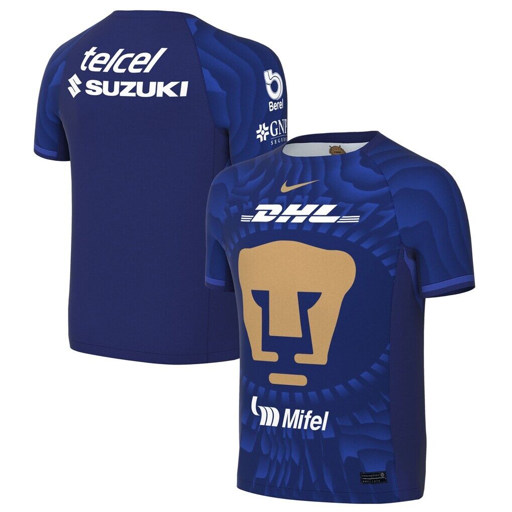 Pumas Nike Youth 2025/26 Away Replica Jersey - Royal