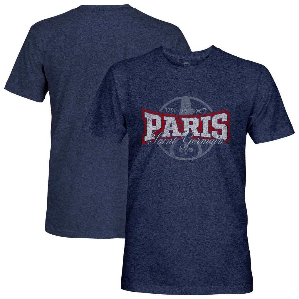 Paris Saint-Germain 1863FC Athletic Wordmark Vintage Tri-Blend T-Shirt
