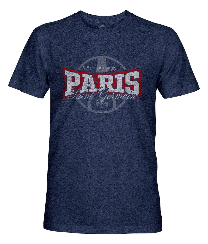 Paris Saint-Germain 1863FC Athletic Wordmark Vintage Tri-Blend T-Shirt