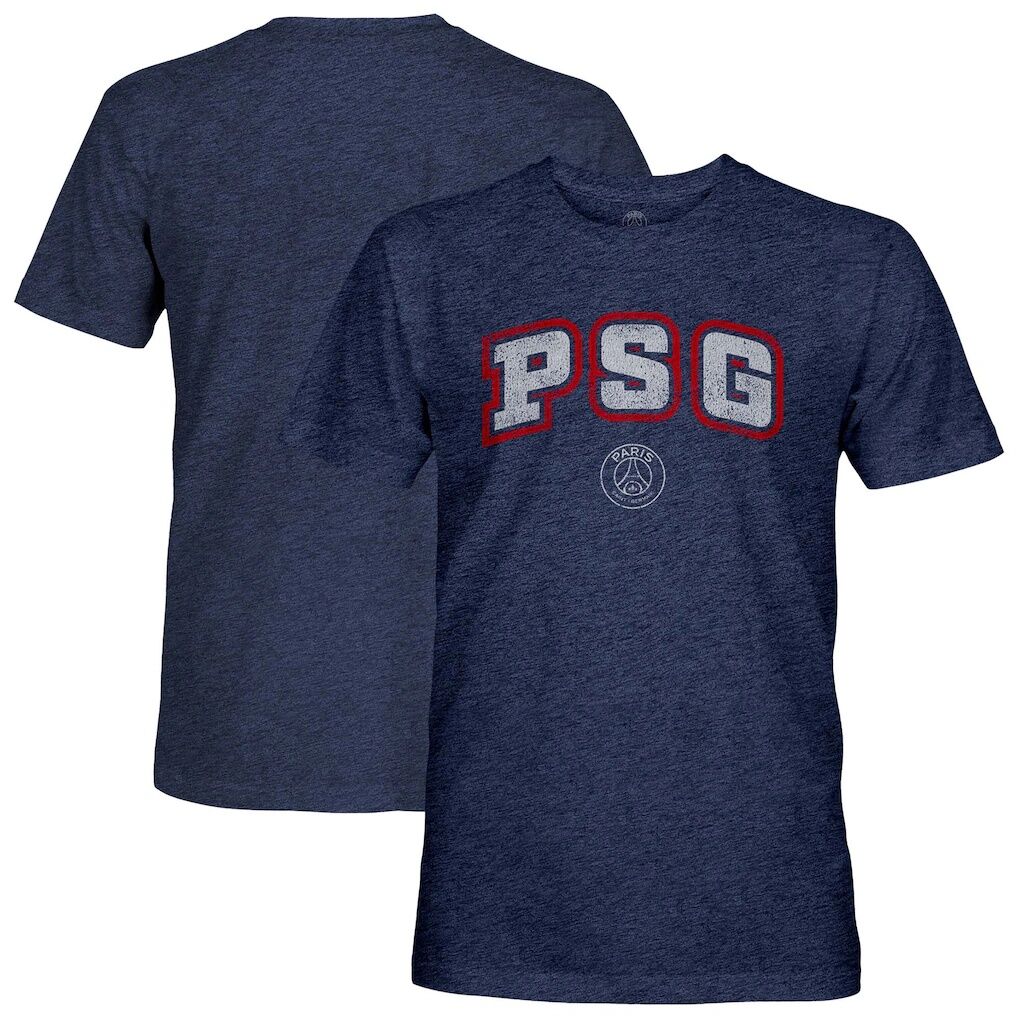 Paris Saint-Germain 1863FC Athletic Wordmark Vintage Tri-Blend T-Shirt