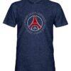 Paris Saint-Germain 1863FC Roundabout Vintage Tri-Blend T-Shirt - Navy - Side View
