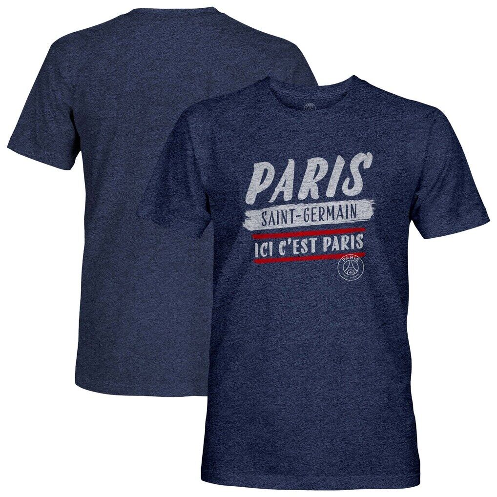 Paris Saint-Germain 1863FC Signage Vintage Tri-Blend T-Shirt