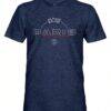 Paris Saint-Germain 1863FC Slogan Vintage Tri-Blend T-Shirt - Navy - Side View