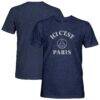 Paris Saint-Germain 1863FC Team Arch Vintage Tri-Blend T-Shirt - Navy - Front View