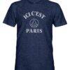 Paris Saint-Germain 1863FC Team Arch Vintage Tri-Blend T-Shirt - Navy - Side View