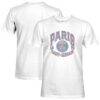 Paris Saint-Germain 1863FC Retro Wordmark T-Shirt - White - Front View