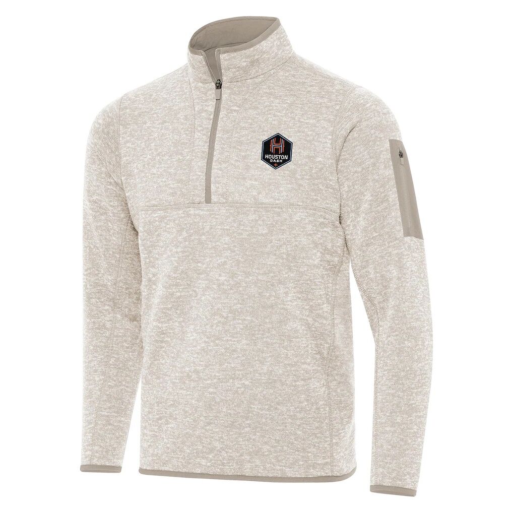 Houston Dash Antigua Fortune Quarter-Zip Jacket