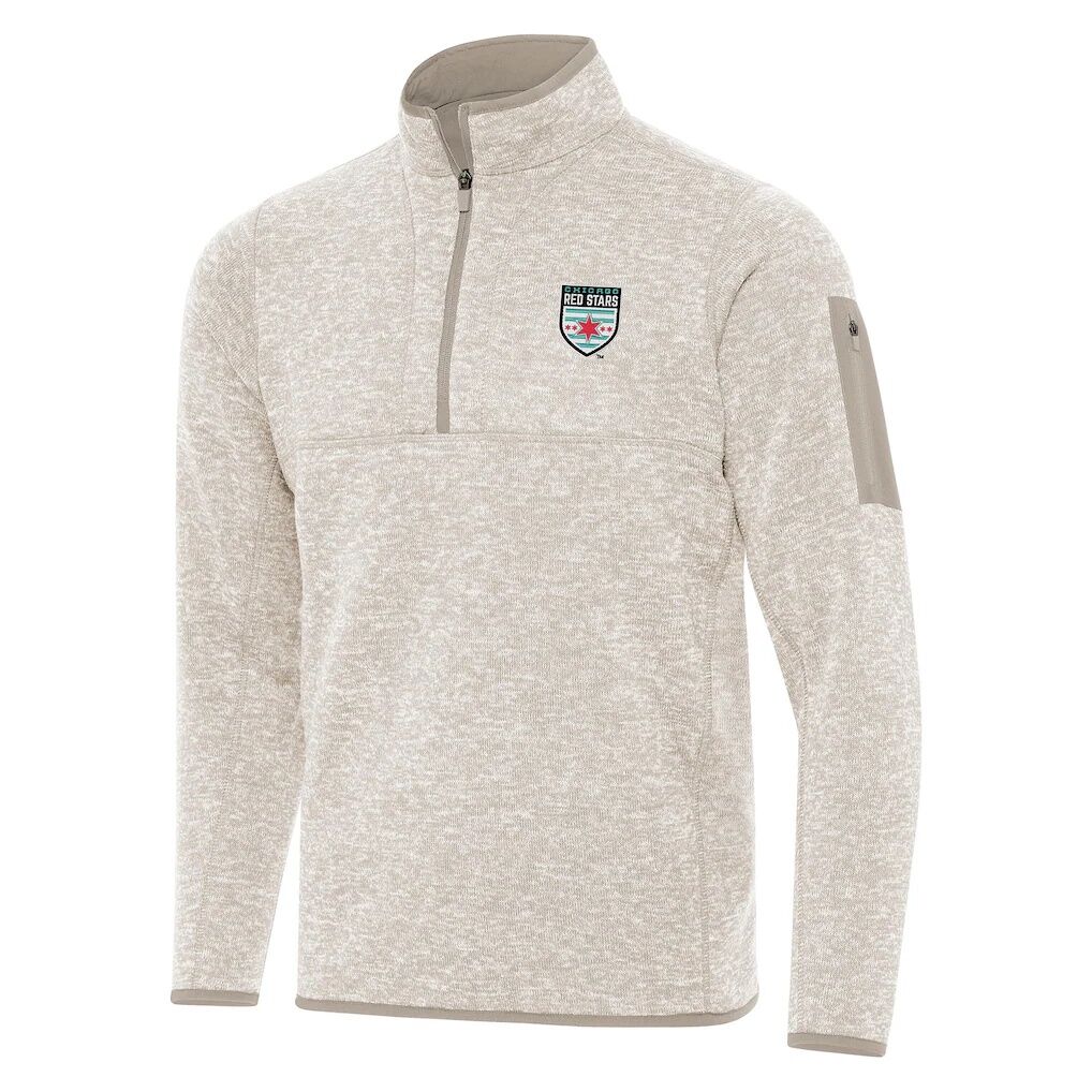Chicago Red Stars Antigua Fortune Quarter-Zip Jacket