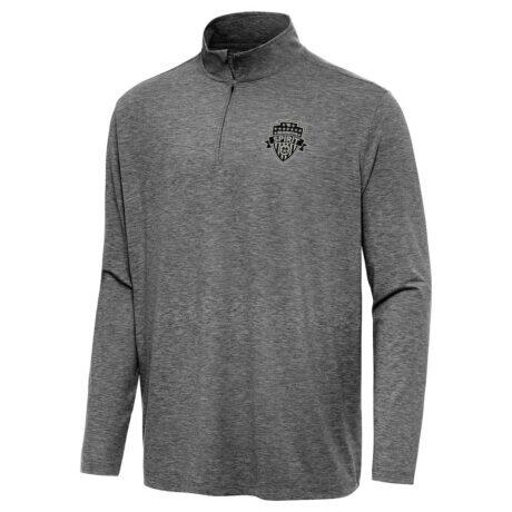 Washington Spirit Antigua Hunk Quarter-Zip Pullover Top  - - Front View