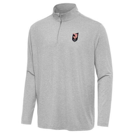 Angel City FC Antigua Hunk Quarter-Zip Pullover Top - - Front View