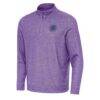 Men's Racing Louisville FC Antigua Subtle Quarter-Zip Pullover Sweatshirt - - Front View