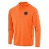 Houston Dash Antigua Tidy Quarter-Zip Pullover Hoodie - - Front View