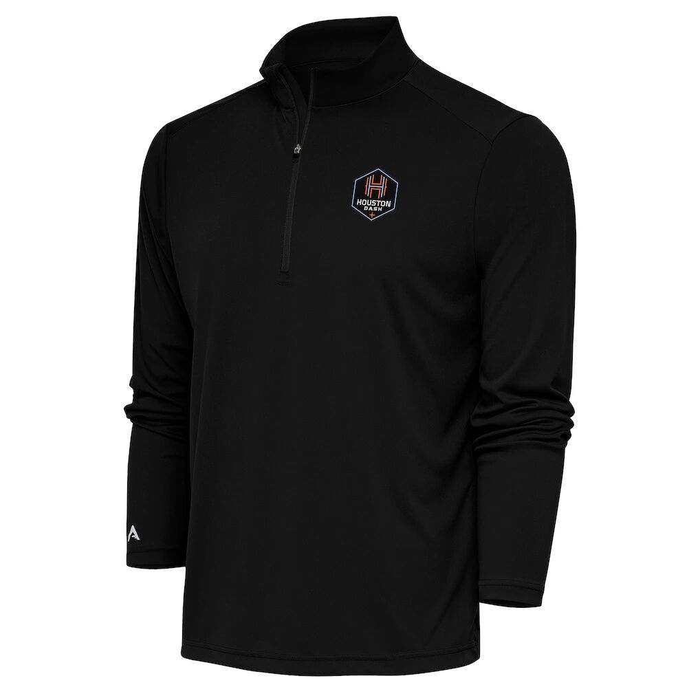 Houston Dash Antigua Tribute Quarter-Zip Top