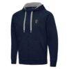 North Carolina Courage Antigua Victory Full-Zip Hoodie - Navy - Front View