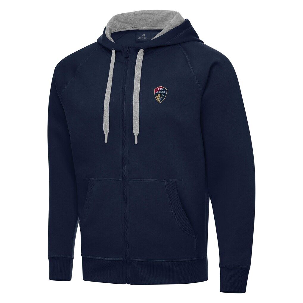 North Carolina Courage Antigua Victory Full-Zip Hoodie