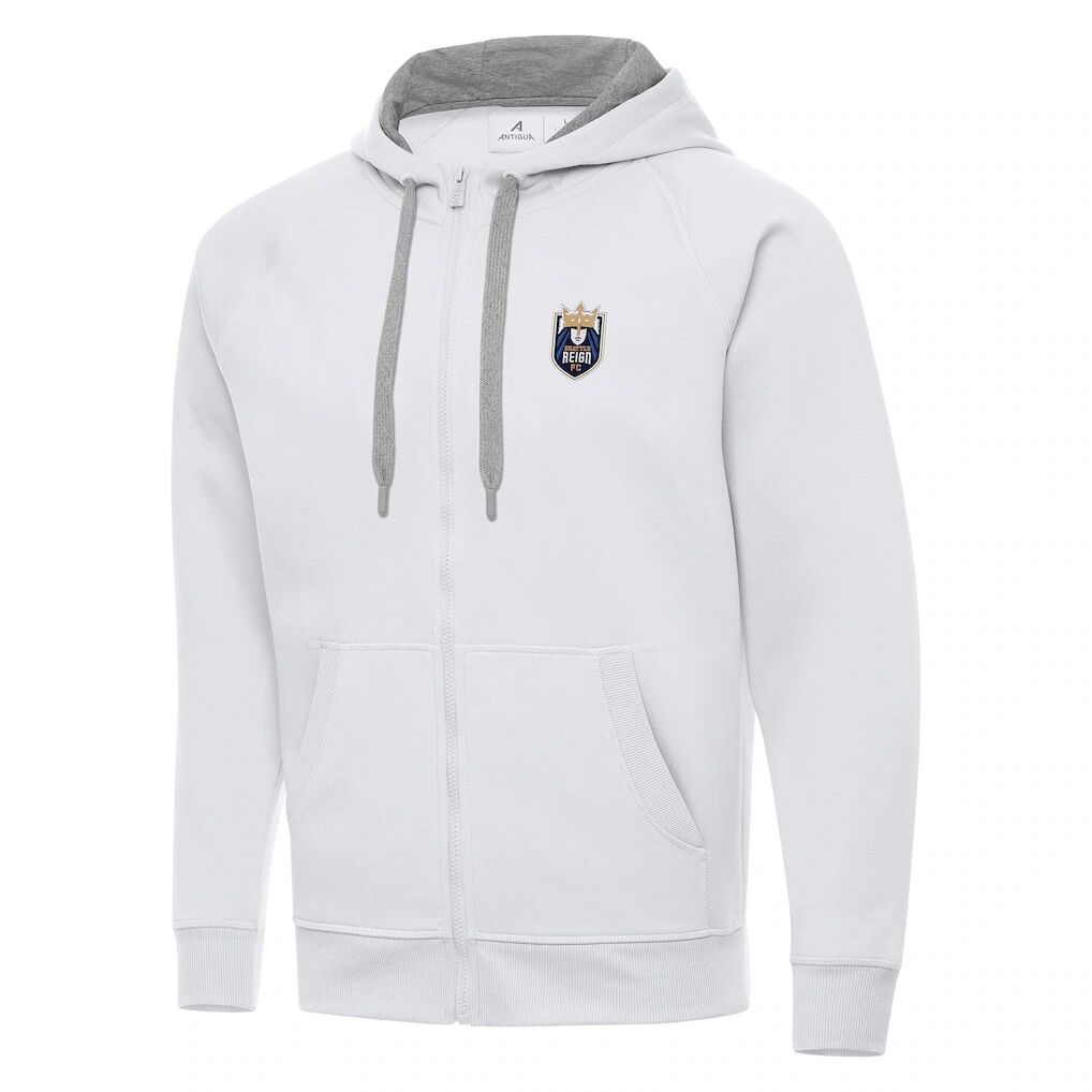 Seattle Reign FC Antigua Victory Full-Zip Hoodie