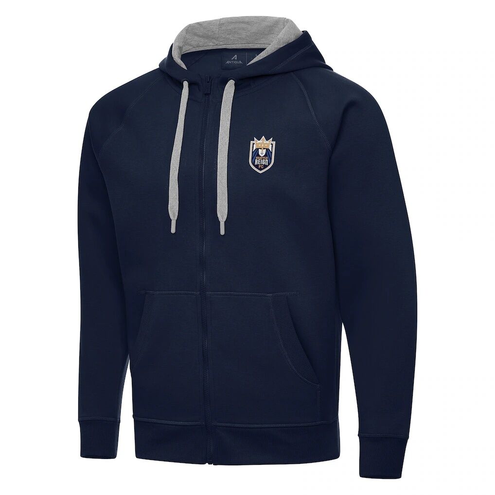 Seattle Reign FC Antigua Victory Full-Zip Hoodie