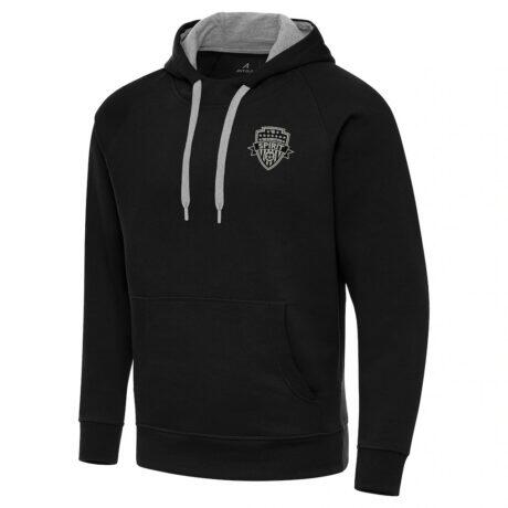 Washington Spirit Antigua Victory Pullover Hoodie - Black - Front View
