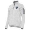 Bay FC Antigua Women's Fortune Quarter-Zip Jacket - - Front View