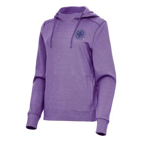 Racing Louisville FC Antigua Women's Justice Pullover Hoodie - - Front View