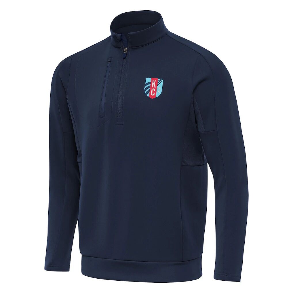Kansas City Current Antigua Generation Quarter-Zip Pullover Jacket