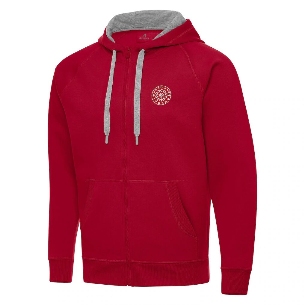 Portland Thorns FC Antigua Victory Full-Zip Hoodie