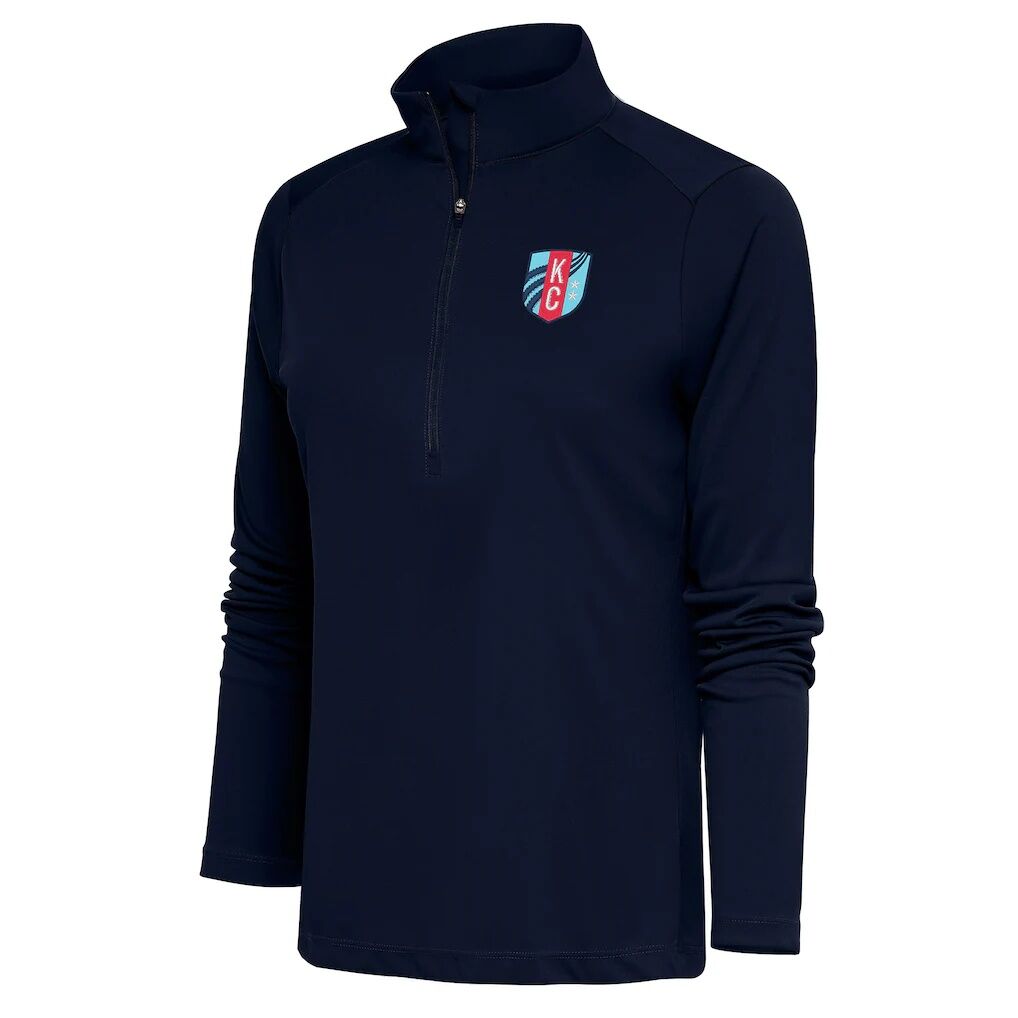 Kansas City Current Antigua Women's Tribute Half-Zip Pullover Top