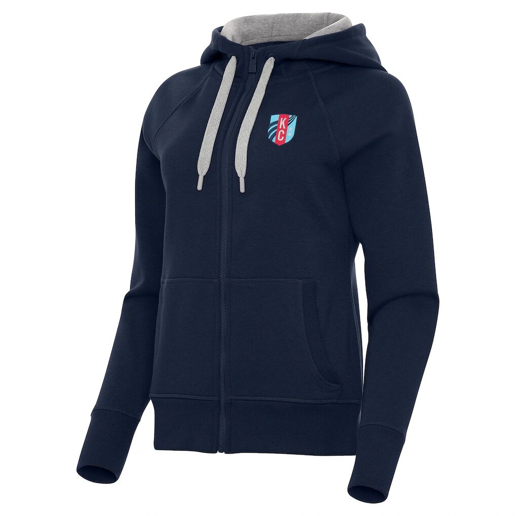 Kansas City Current Antigua Women's Victory Full-Zip Hoodie