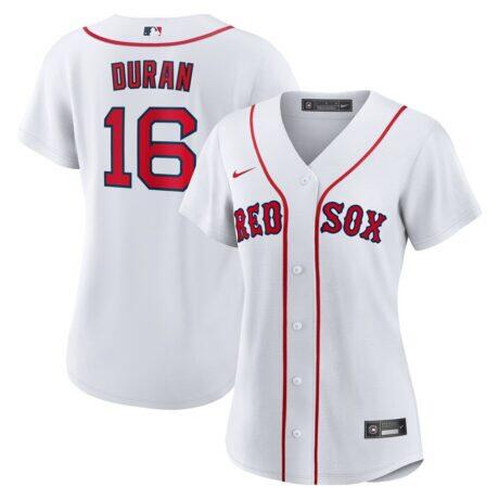 Jarren Duran Boston Red Sox Nike Women's Replica Player Jersey - White - Front View
