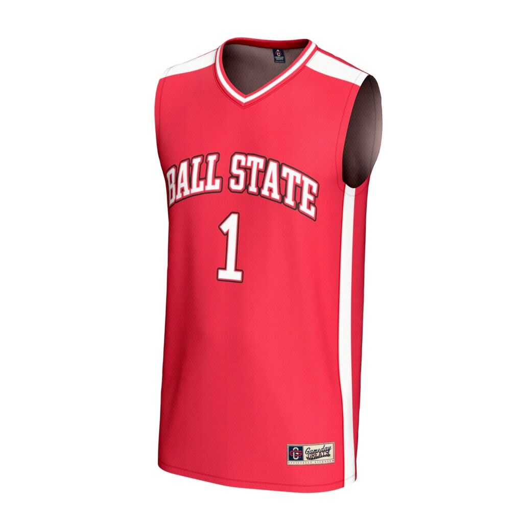 #1 Ball State Cardinals GameDay Greats Unisex Adult Lightweight Collegiate Basketball Fashion Jersey - Cardinal