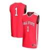 #1 Ball State Cardinals GameDay Greats Youth Lightweight Collegiate Basketball Fashion Jersey - - Front View
