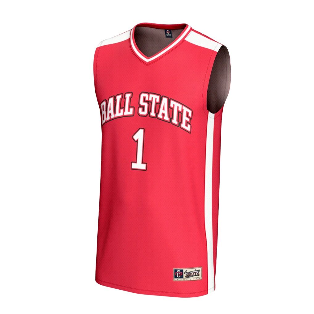 #1 Ball State Cardinals GameDay Greats Youth Lightweight Collegiate Basketball Fashion Jersey - Cardinal