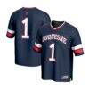 #1 Duquesne Dukes GameDay Greats Youth Lightweight Collegiate Football Fashion Jersey - Navy - Front View