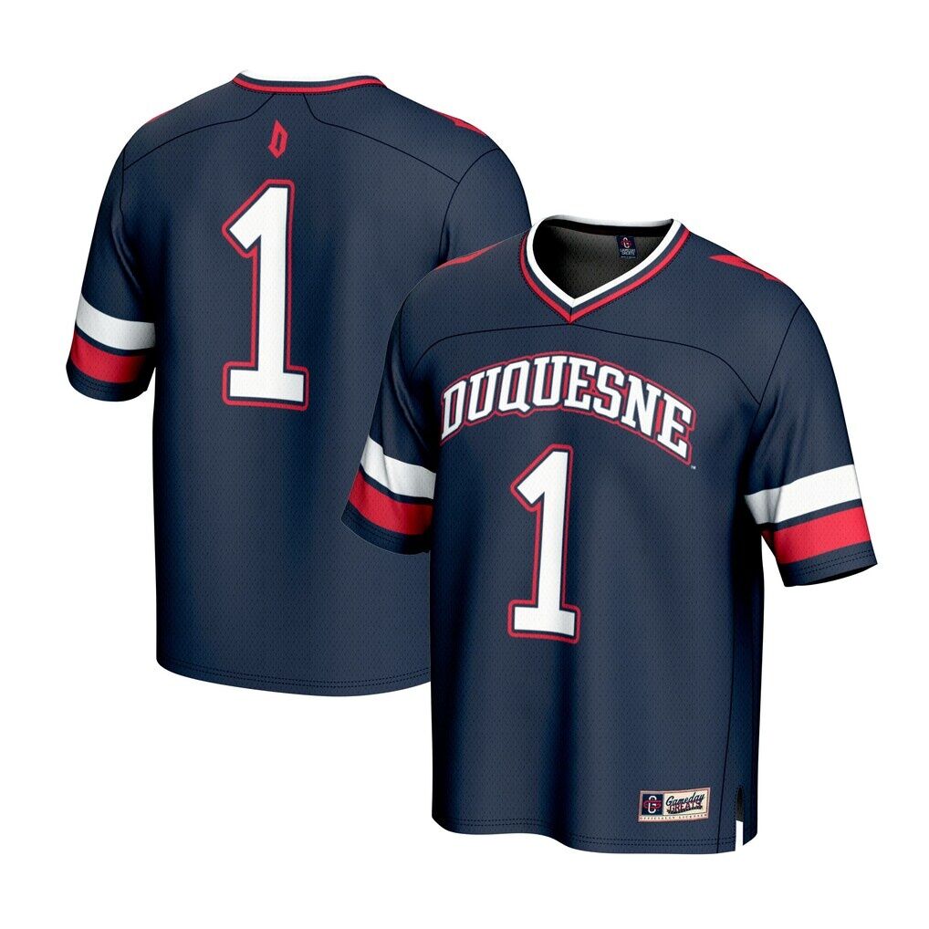 #1 Duquesne Dukes GameDay Greats Youth Lightweight Collegiate Football Fashion Jersey