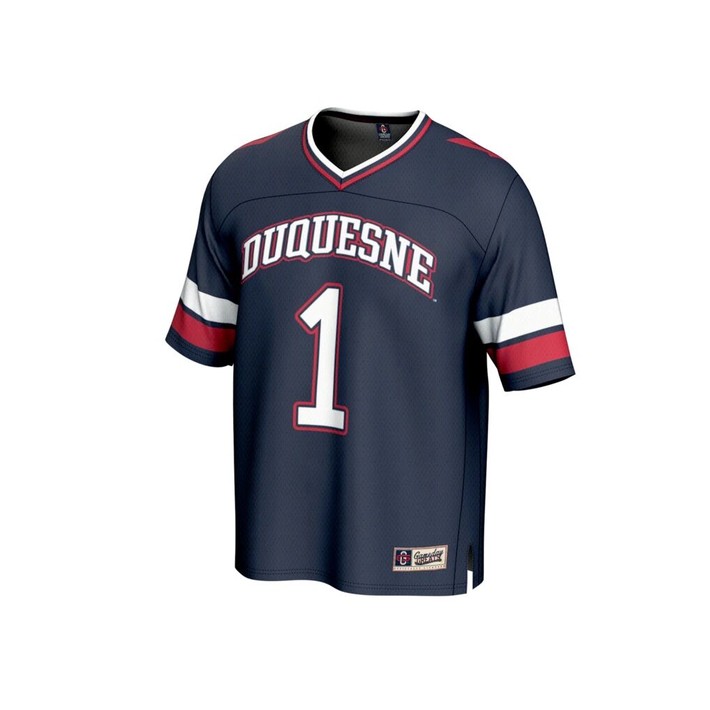 #1 Duquesne Dukes GameDay Greats Youth Lightweight Collegiate Football Fashion Jersey