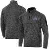 Washington Mystics Antigua Fortune Quarter-Zip Pullover Jacket - - Front View