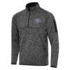 Washington Mystics Antigua Fortune Quarter-Zip Pullover Jacket - - Side View