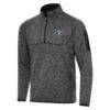 Dallas Wings Antigua Fortune Quarter-Zip Pullover Jacket - - Side View