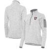 Atlanta Dream Antigua Women's Fortune Half-Zip Pullover Jacket - - Front View
