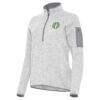 Chicago Sky Antigua Women's Fortune Half-Zip Pullover Jacket - - Side View