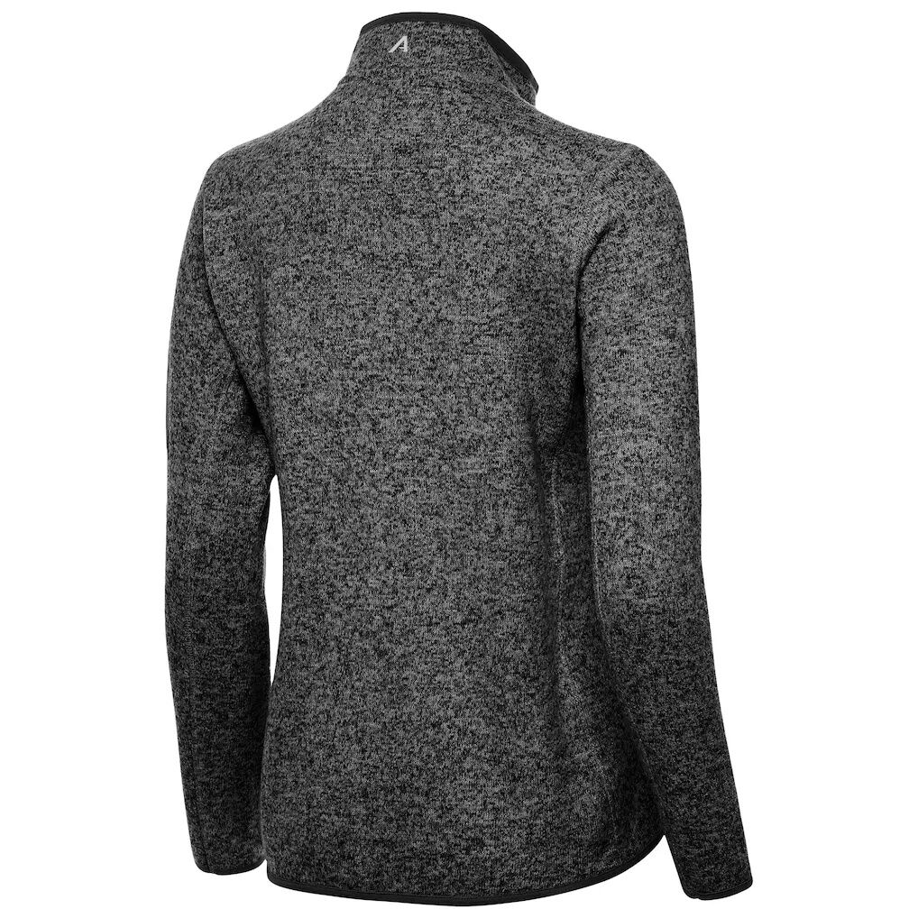 Seattle Storm Antigua Women's Fortune Half-Zip Pullover Jacket - Heather Black