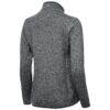 Washington Mystics Antigua Women's Fortune Half-Zip Pullover Jacket - Heather Gray - Detail View