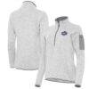 Washington Mystics Antigua Women's Fortune Half-Zip Pullover Jacket - - Front View