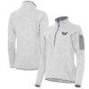 Dallas Wings Antigua Women's Fortune Half-Zip Pullover Jacket - - Front View