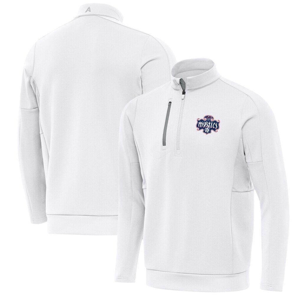 Washington Mystics Antigua Generation Quarter-Zip Pullover Top