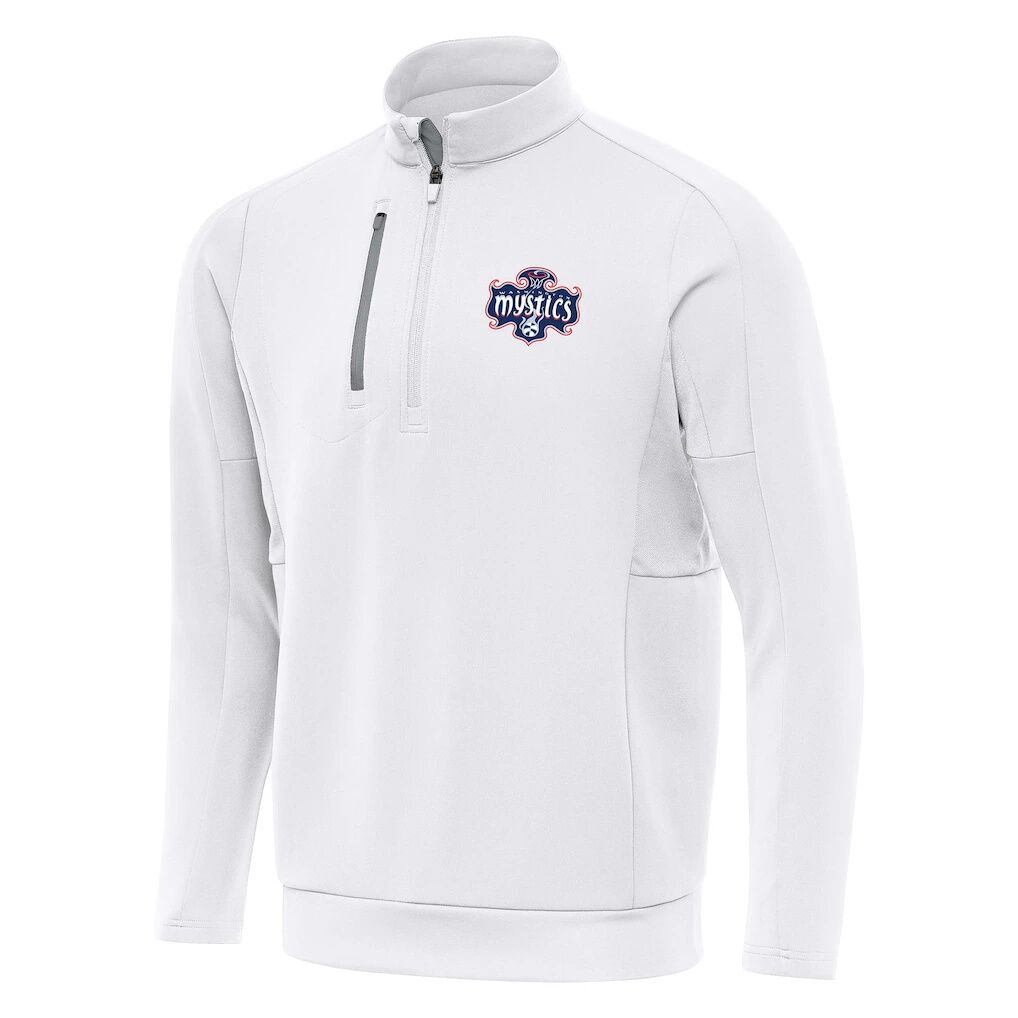 Washington Mystics Antigua Generation Quarter-Zip Pullover Top