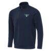 Dallas Wings Antigua Generation Quarter-Zip Pullover Top - Navy - Side View