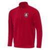 Atlanta Dream Antigua Generation Quarter-Zip Pullover Top - Red - Side View
