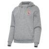 Connecticut Sun Antigua Women's Victory Pullover Hoodie - Heather Gray - Side View